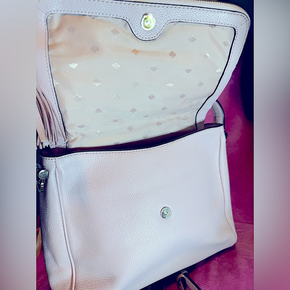 Kate Spade Chester Street Miri in Rose Smoke Pebble leather- EUC - Picture 4 of 14